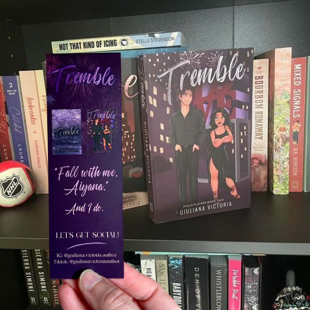 Illustrated Character Art Tremble Bookmark